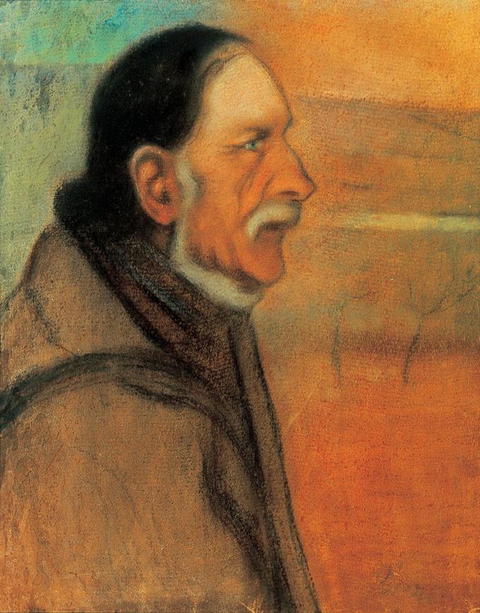 Old Shepherd by Jozsef Rippl-Ronai,A3(16x12")Poster