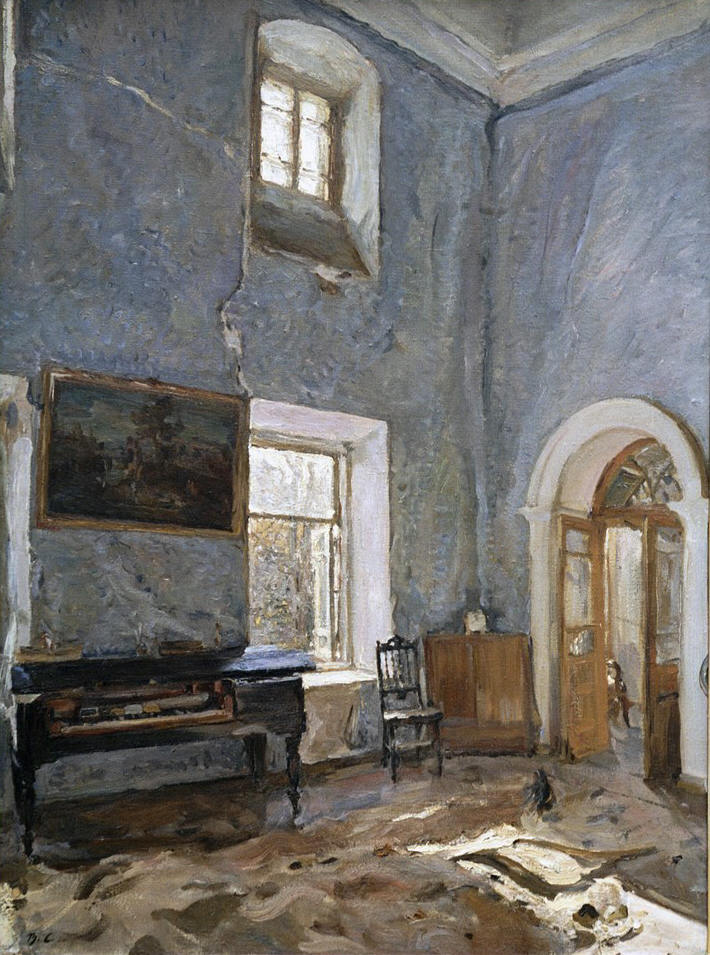 The Hall of the Old House, vintage artwork by Valentin Serov, 12x8" (A4) Poster