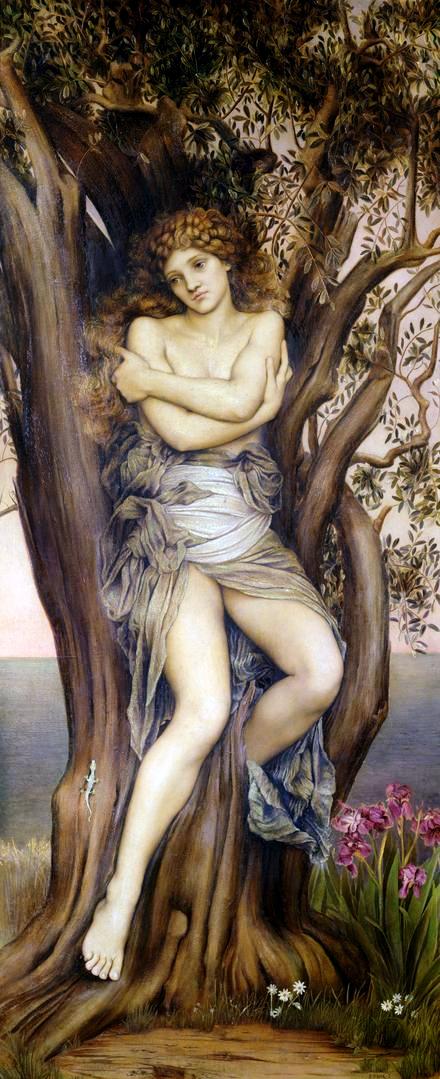 The Dryad by Evelyn de Morgan,A3(16x12")Poster