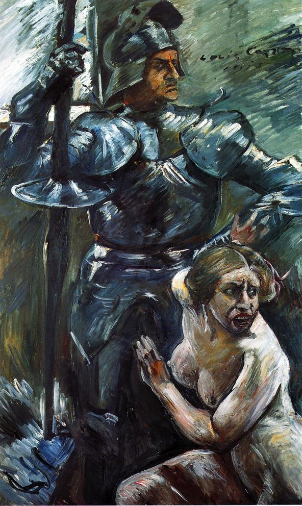 Beneath the Shield of Arms by Lovis Corinth,A3(16x12")Poster