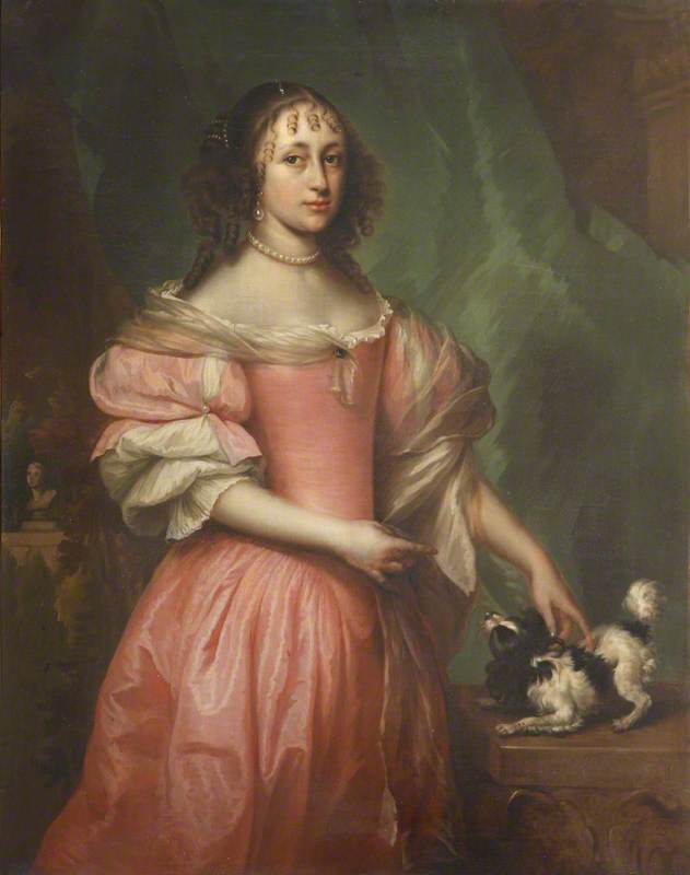 Princess Henrietta-Anne 'Minette' (1644–1670), Duchess of Orleans, vintage artwork by Jan de Baen, 12x8" (A4) Poster