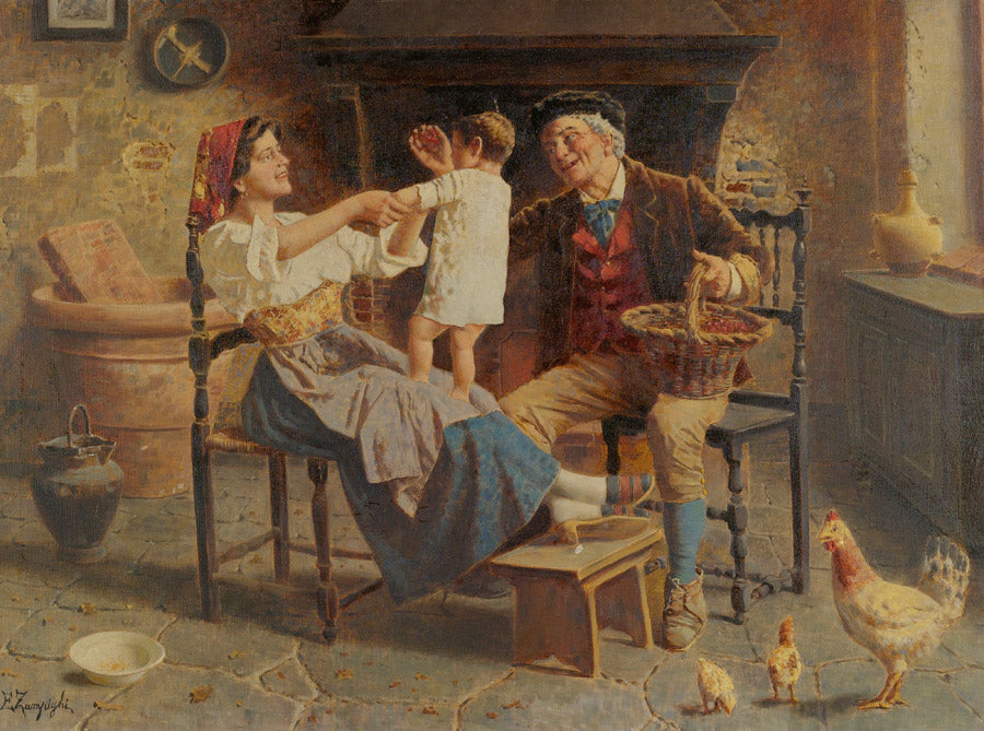 First steps by Eugenio Zampighi,A3(16x12")Poster