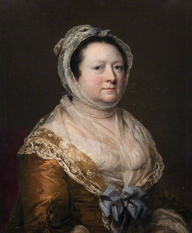Mrs Hamilton of Raploch, vintage artwork by Francis Cotes, R.A., 12x8" (A4) Poster