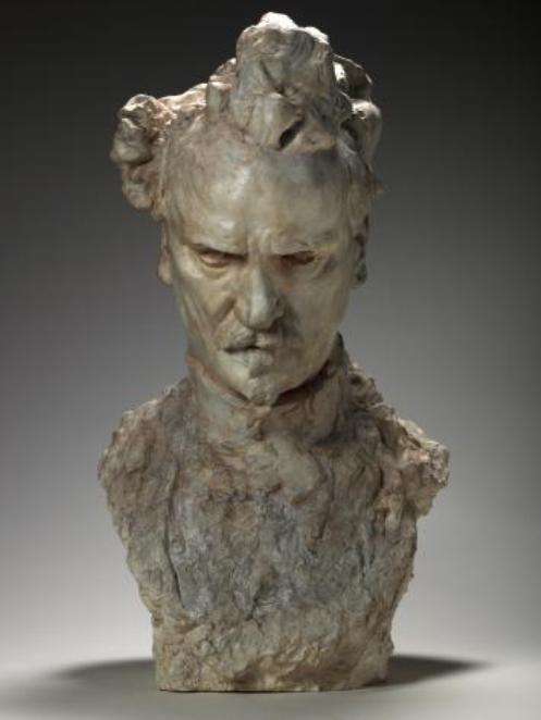 Bust of Rochefort, vintage artwork by Auguste Rodin, 12x8" (A4) Poster