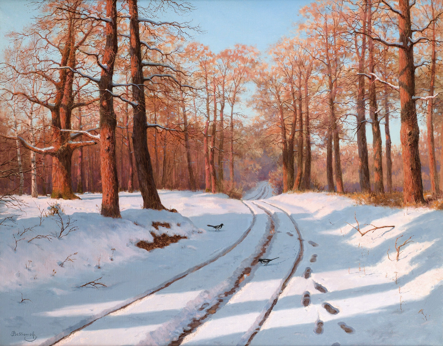The Last Rays of Sun by Boris Bessonov,A3(16x12")Poster