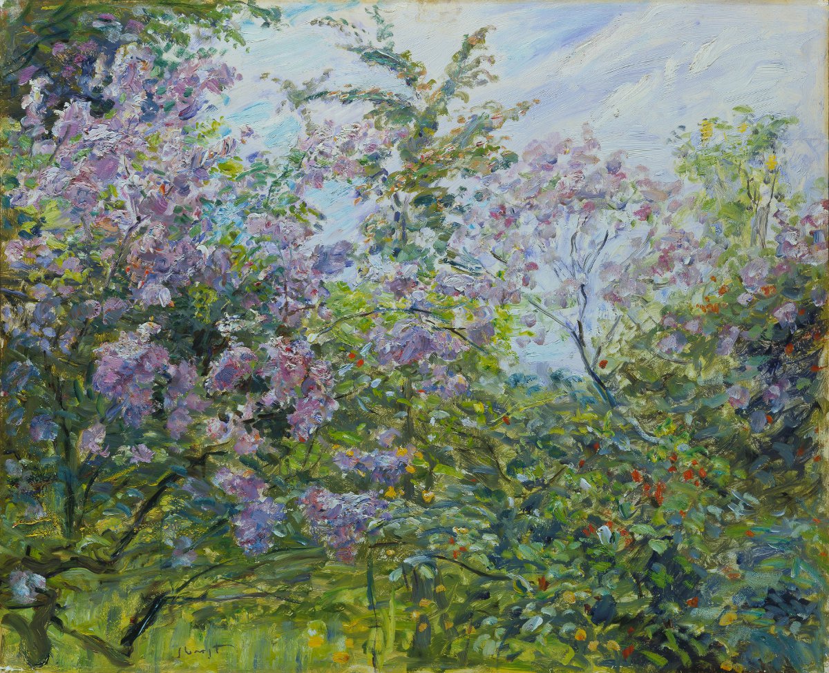 Blooming Lilacs by Max Slevogt,A3(16x12")Poster