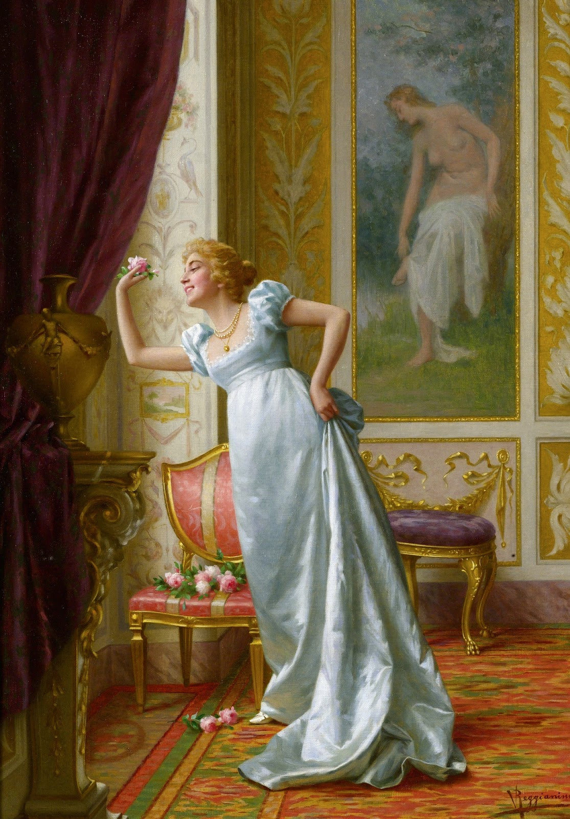 The Attraction by Vittorio Reggianini,A3(16x12")Poster