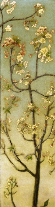 Blossoming White Branches, vintage artwork by Charles Caryl Coleman, 12x8" (A4) Poster