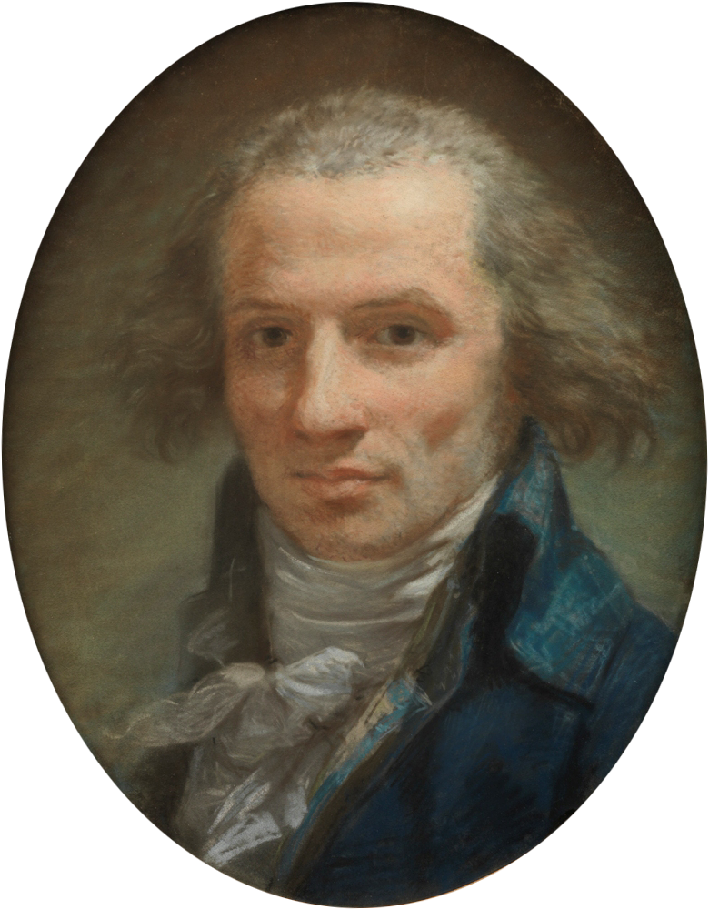 Nicolas Perchet, vintage artwork by Pierre-Paul Prud'hon, 12x8" (A4) Poster