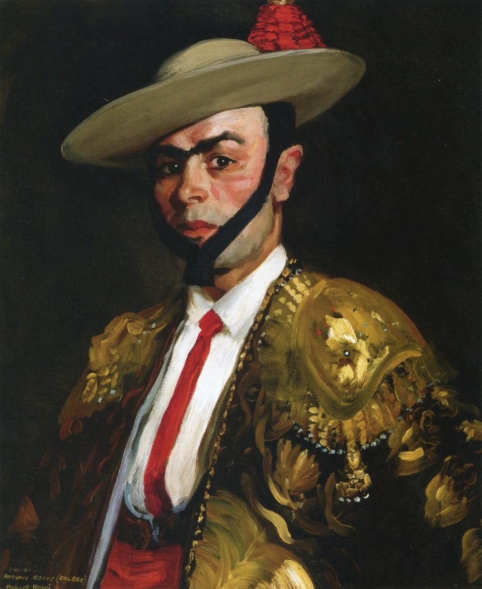 Calero (Antonio Baños), vintage artwork by Robert Henri, 12x8" (A4) Poster