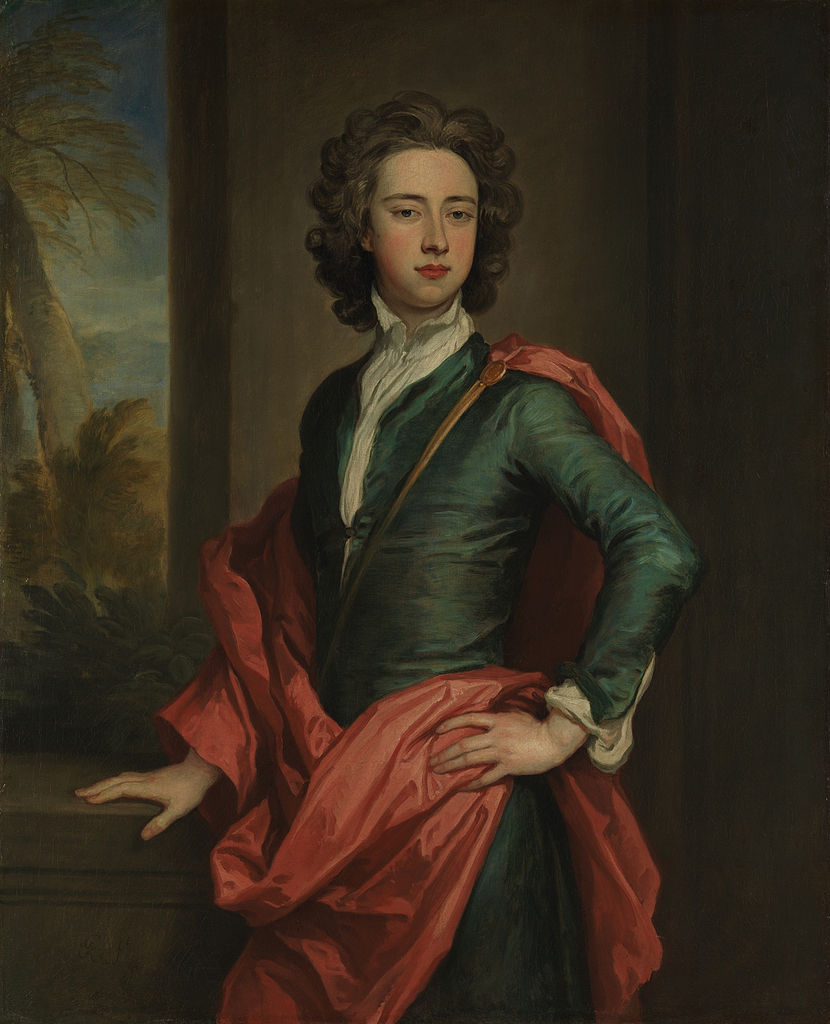 Charles Beauclerk, Duke of St. Albans, Son of Nell Gwyn and Charles II of England, vintage artwork by Sir Godfrey Kneller, BT., 12x8" (A4) Poster