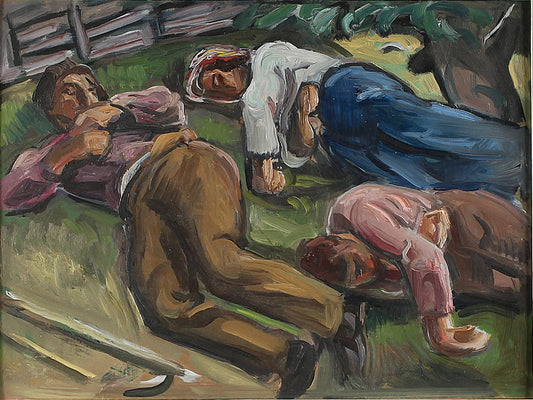 The Rest, vintage artwork by Georg Pauli, 12x8" (A4) Poster