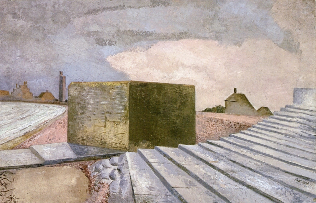 Dymchurch Steps, vintage artwork by Paul Nash, 12x8" (A4) Poster