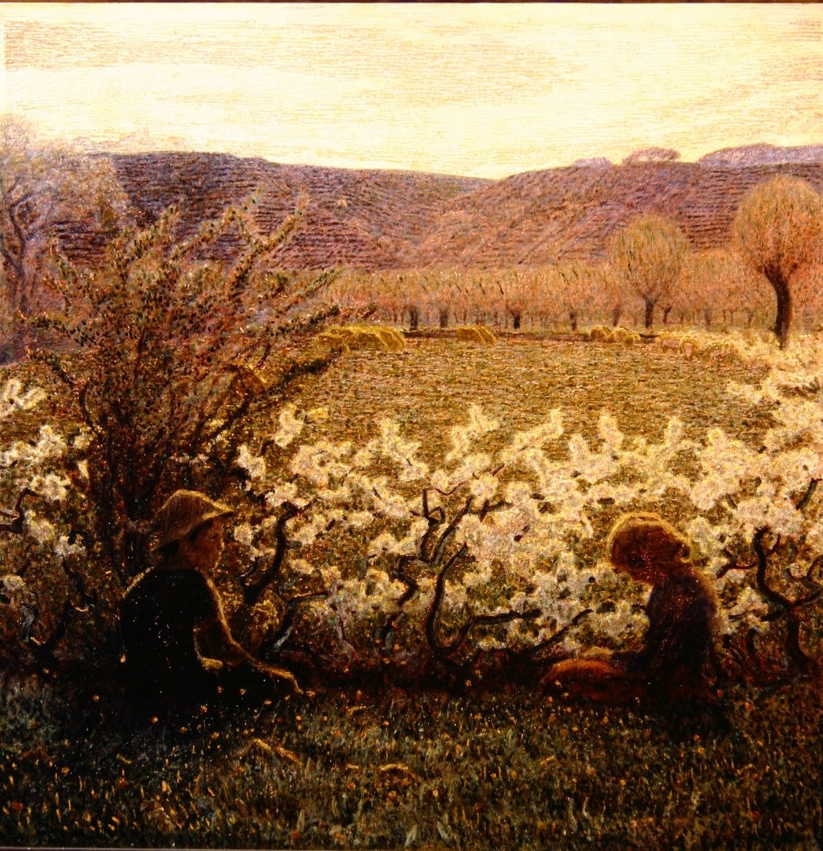 Field in Bloom by Giuseppe Pellizza da Volpedo,A3(16x12")Poster