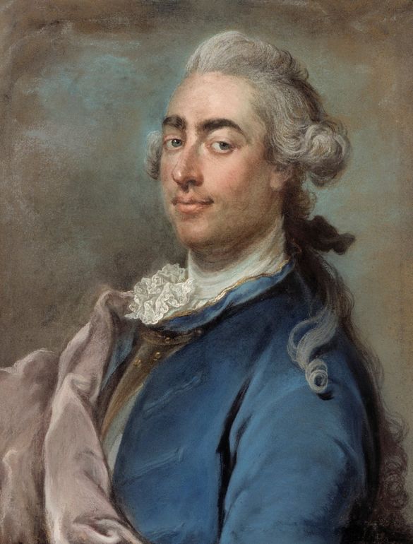 A Young Aristocrat, vintage artwork by Gustaf Lundberg, 12x8" (A4) Poster