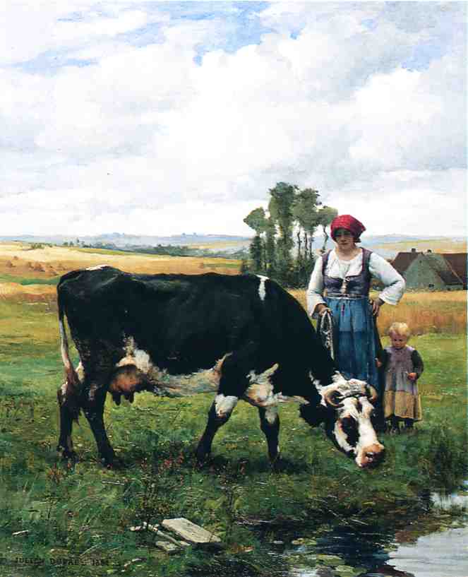 The Watering Hole by Julien Dupre,A3(16x12")Poster