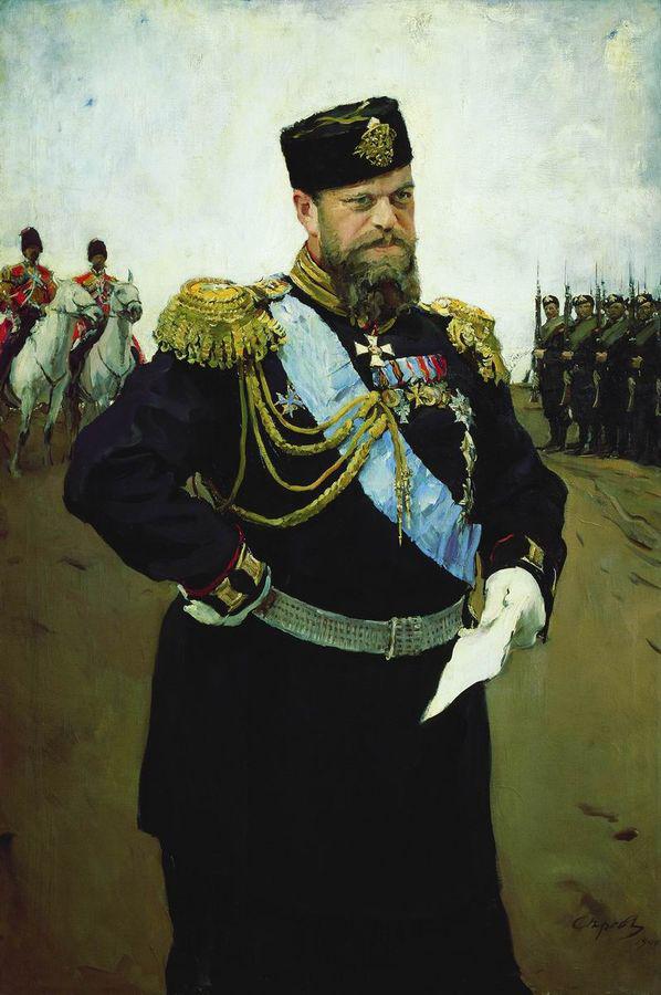 Portrait of Emperor Alexander III by Valentin Serov,A3(16x12")Poster