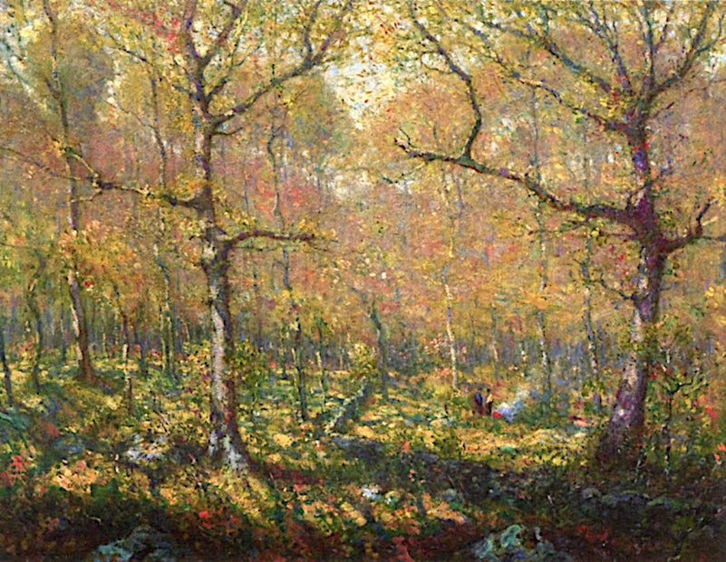 The Clearing, vintage artwork by Henry Ward Ranger, 12x8" (A4) Poster