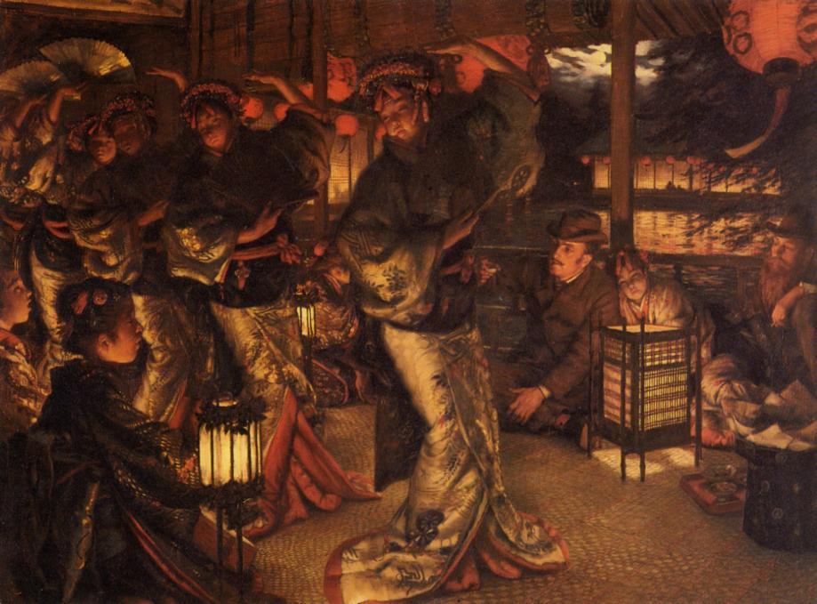 The Prodigal Son in Modern Life: in Foreign Climes, vintage artwork by James Tissot, 12x8" (A4) Poster