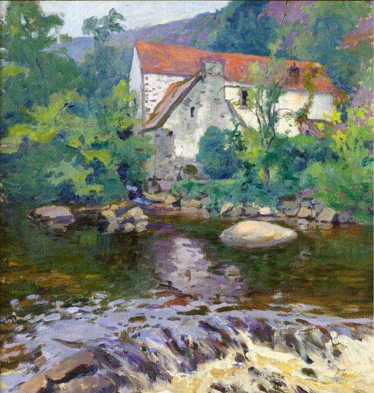 La Sedelle au Moulin Barrat by Paul Madeline,A3(16x12")Poster