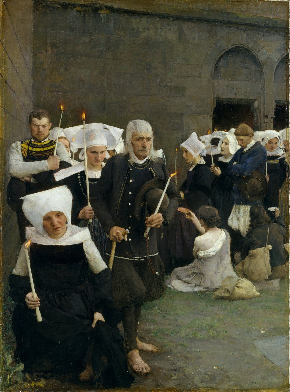 The Pardon in Brittany by Pascal Dagnan-Bouveret,A3(16x12")Poster