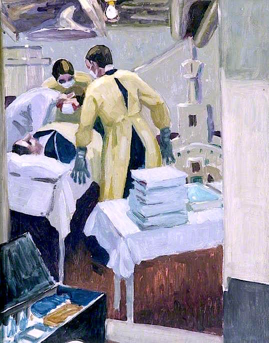 ssing Station in a Man-of-War by Jan (Godfrey Jervis) Gordon,16x12(A3) Poster