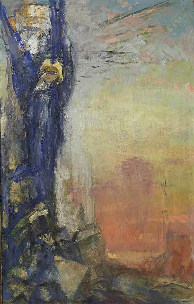Angel Among the Ruins by Pierre Berronneau,A3(16x12")Poster