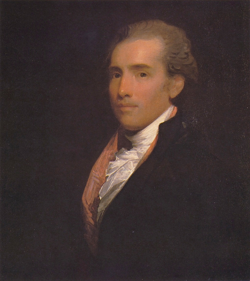 The Honorable Thomas B. Law, vintage artwork by Gilbert Stuart, 12x8" (A4) Poster