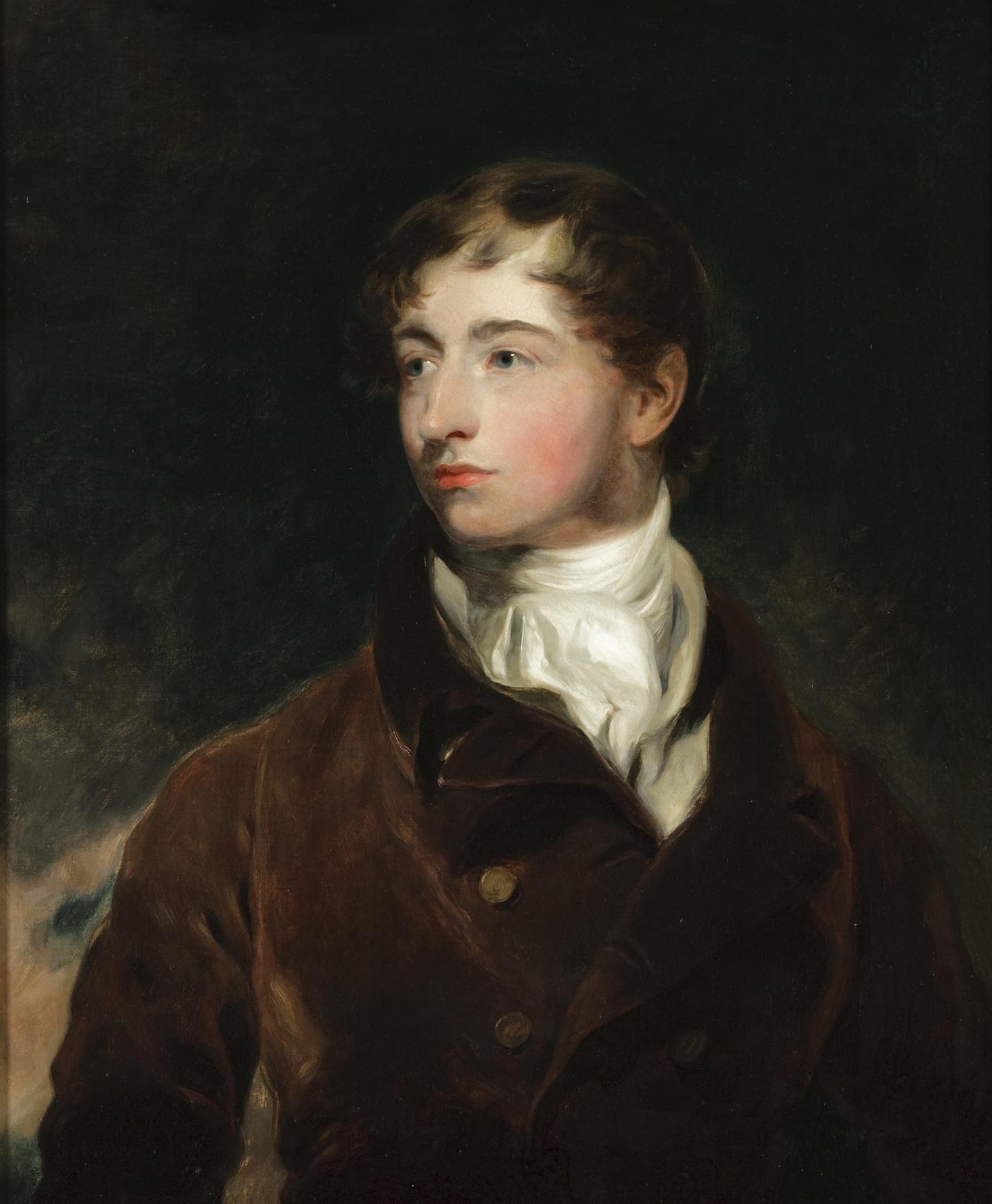 Ayscoghe Boucherett Jr., vintage artwork by Thomas Lawrence, 12x8" (A4) Poster