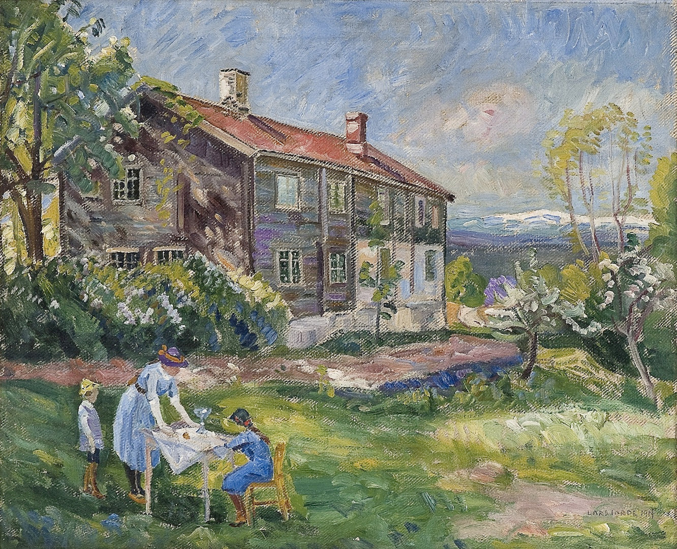 Fra Ringerike mot Norefjell by Larse Jorde,A3(16x12")Poster