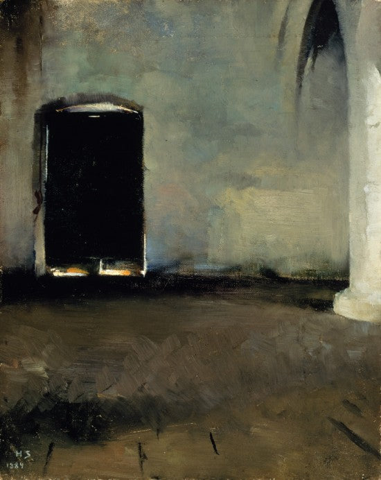 The Door by Helene Schjerfbeck,A3(16x12")Poster