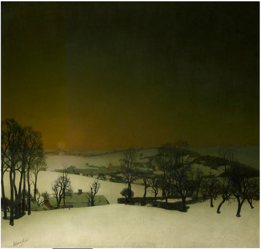 Snow in Flanders by Valerius de Saedeleer,A3(16x12")Poster