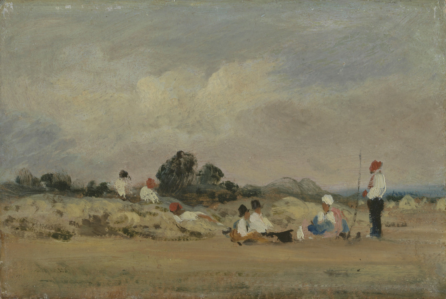Haymakers Resting, vintage artwork by Frederick Waters Watts, A3 (16x12") Poster Print