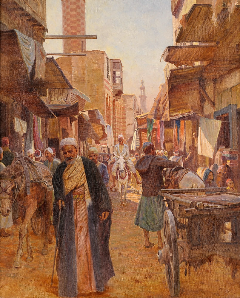 Oriental Market by Otto Pilny,A3(16x12")Poster