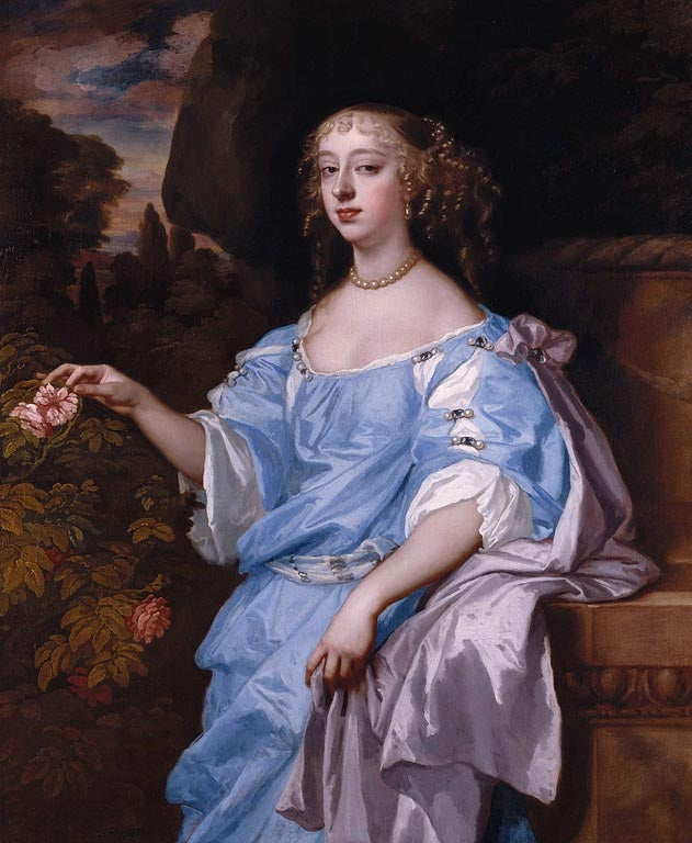 Henrietta Boyle, Countess of Rochester, vintage artwork by Peter Lely, 12x8" (A4) Poster