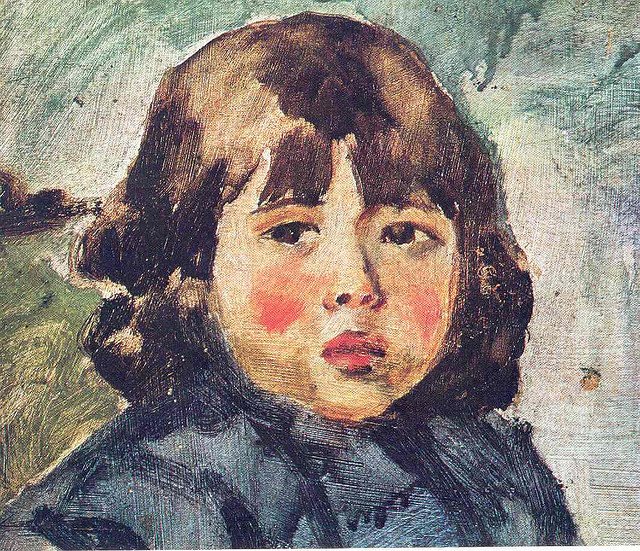 Portrait of the Artist's Son Andres by Juan Luna y Novicio,A3(16x12")Poster