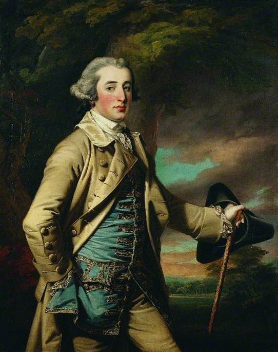 Francis Burdett, vintage artwork by Francis Cotes, R.A., 12x8" (A4) Poster