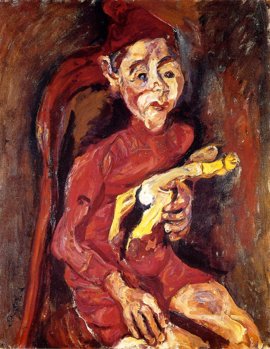 Child with a Toy by Chaim Soutine,16x12(A3) Poster