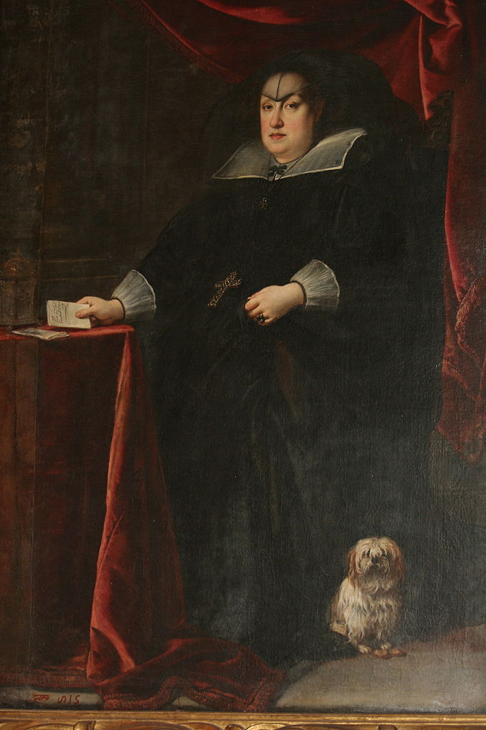 Maria Maddalena d'Austria, vintage artwork by Justus Sustermans, 12x8" (A4) Poster