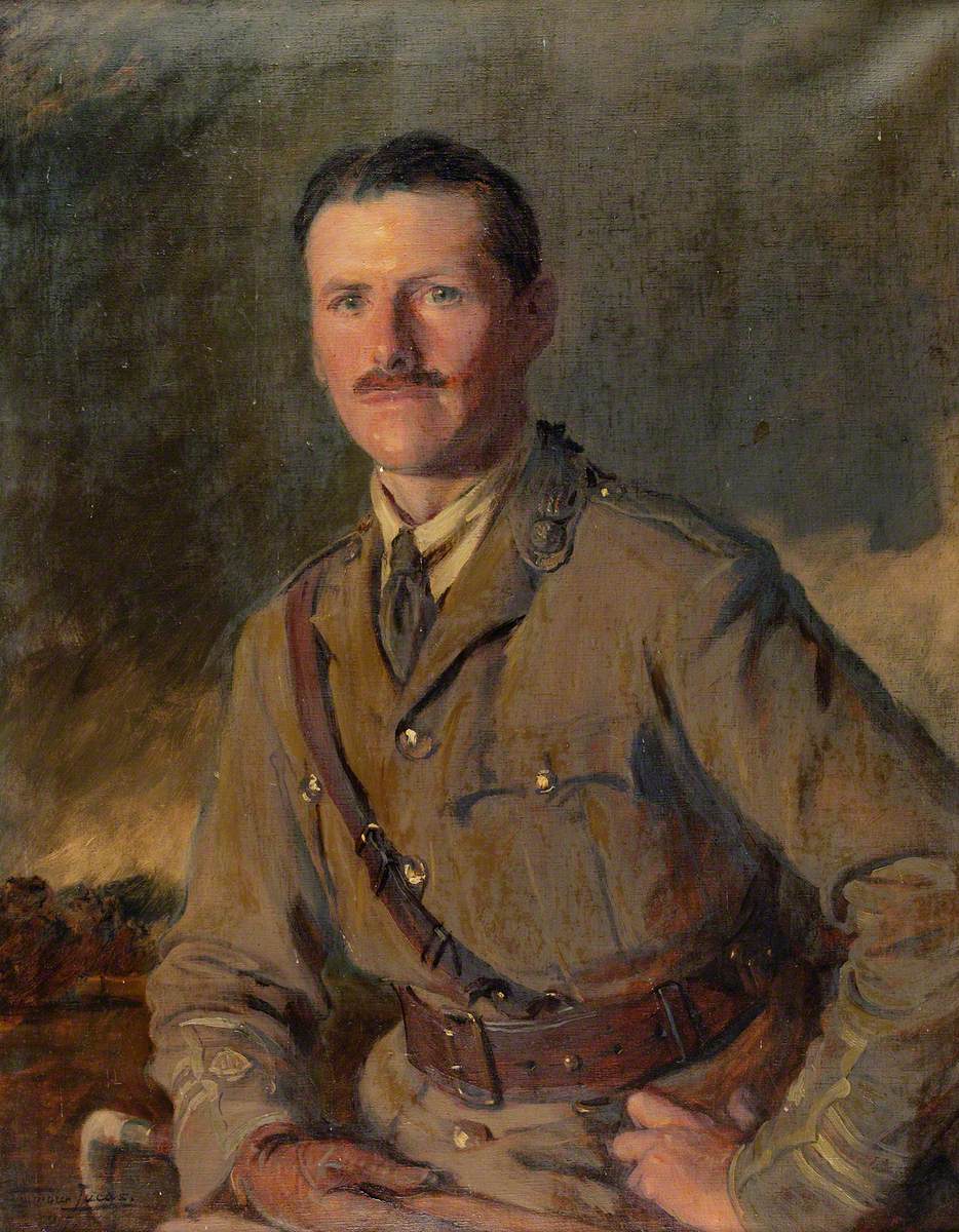 Arthur Erskine Owen Humphreys-Owen (1876–1928), vintage artwork by John Seymour Lucas, 12x8" (A4) Poster