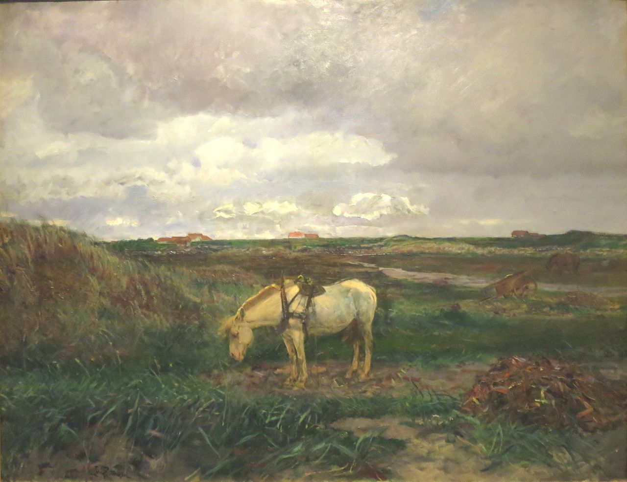 From Orre, Jæren, vintage artwork by Eilif Peterssen, 12x8" (A4) Poster