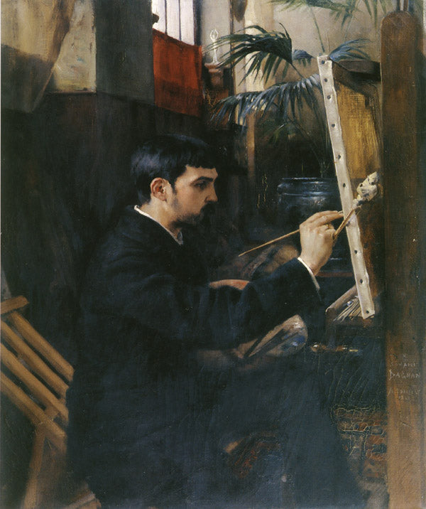 Portrait of Pascal Dagnan-Bouveret by Albert Edelfelt,A3(16x12")Poster