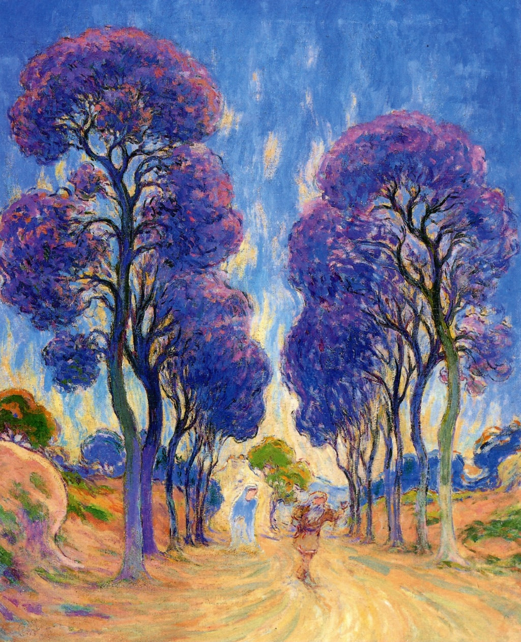 Road under the Trees, vintage artwork by Claude-Emil Schuffenecker, 12x8" (A4) Poster