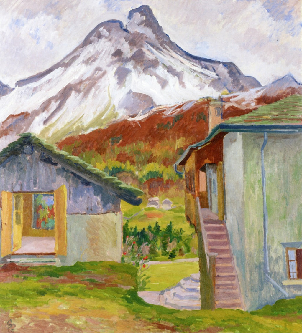Autumn Landscape, Margna by Giovanni Giacometti,A3(16x12")Poster