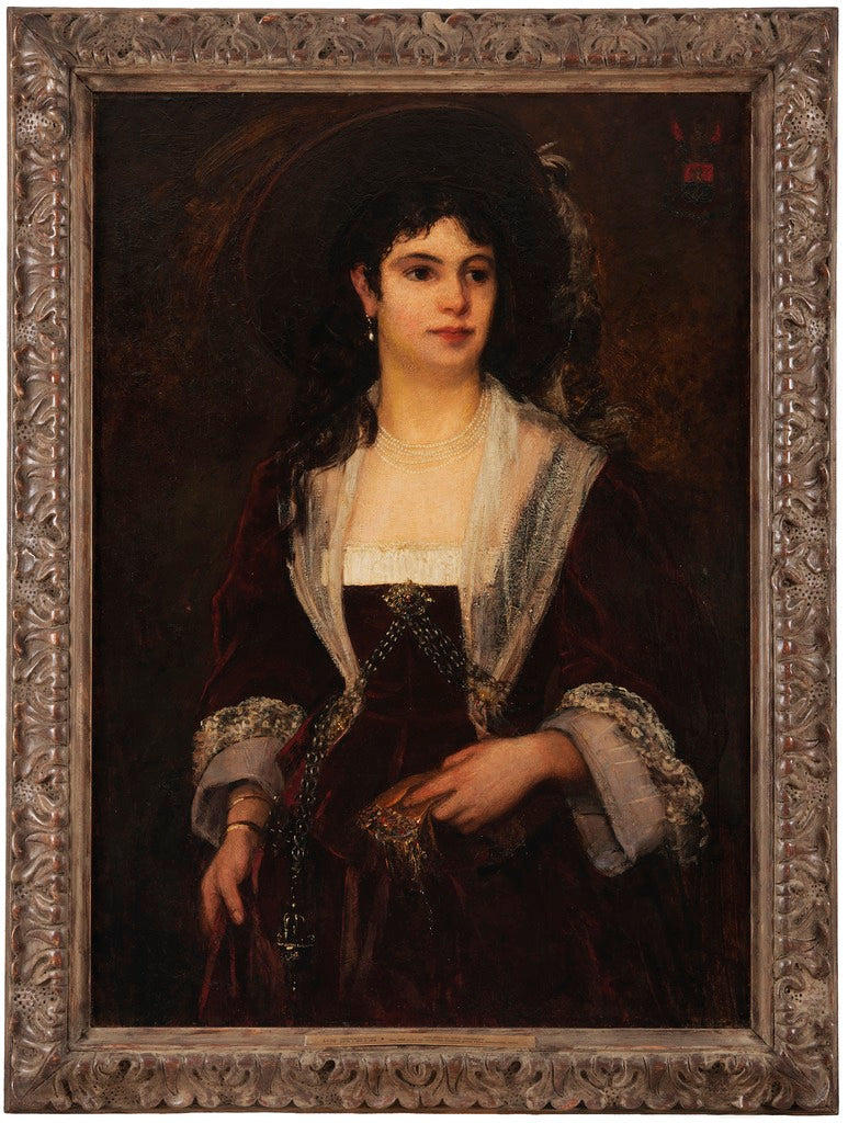 Ketty Rindskopf, vintage artwork by Ernst Josephson, 12x8" (A4) Poster