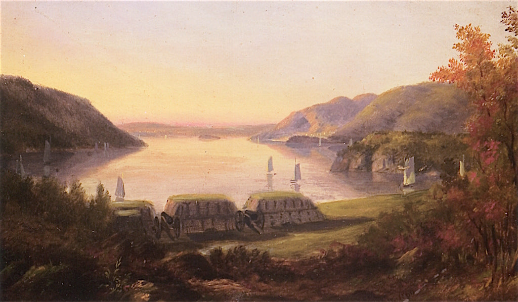 A Fort on the Hudson, vintage artwork by Robert Walter Weir, A3 (16x12") Poster Print