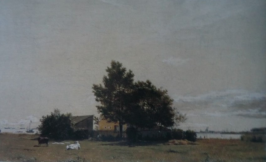 View from the Limekiln with Copenhagen in the Background, vintage artwork by Christen Købke, A3 (16x12") Poster Print