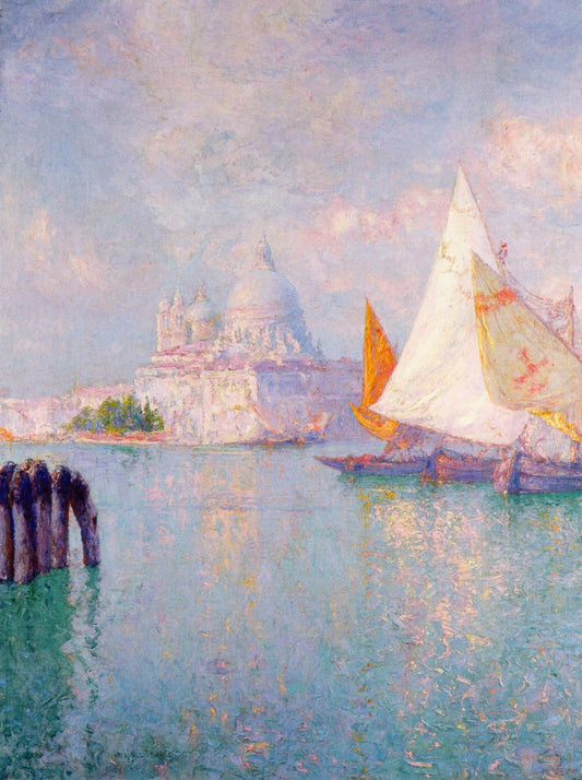 Opal Domes, vintage artwork by Walter Launt Palmer, 12x8" (A4) Poster