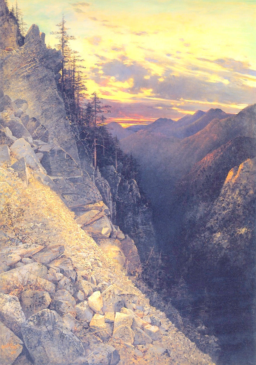 Millard Canyon at Granite Gate by George Gardner Symons,A3(16x12")Poster