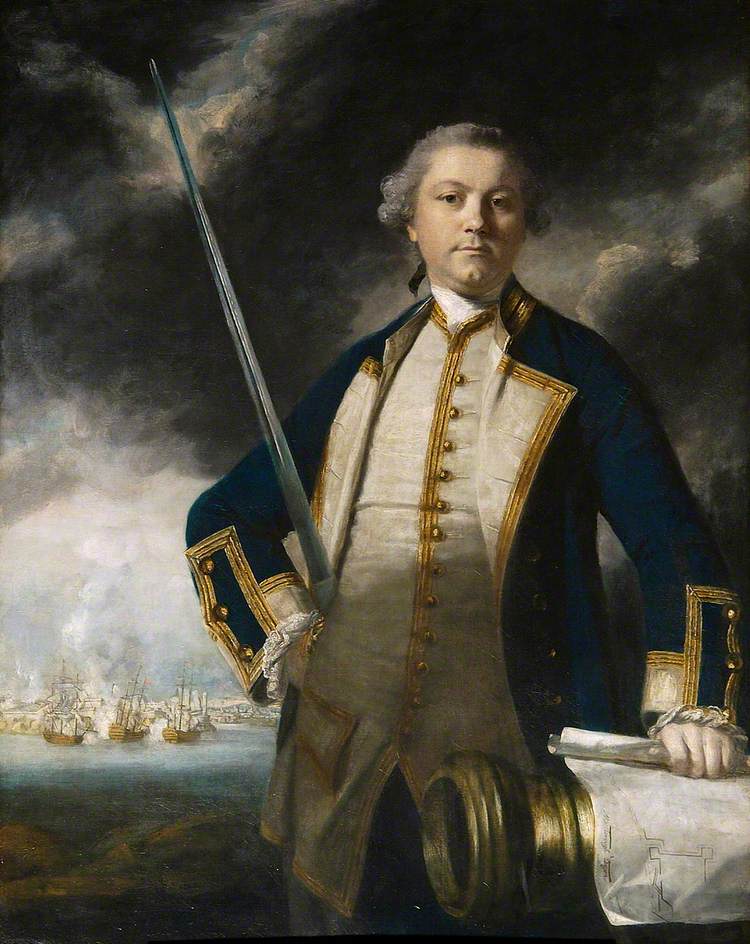 Augustus John Hervey, 3rd Earl of Bristol, vintage artwork by Sir Joshua Reynolds, 12x8" (A4) Poster